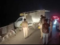 निजामाबाद तमसा नदी पर बने पुल पर भयानक हादसा